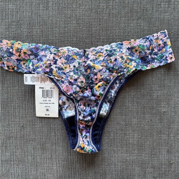 NWT DKNY/Hanky Panky Colorful Patterned Thongs Set of 5, XL (hanky panky is OS) - Picture 4 of 5